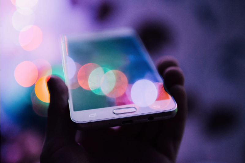 Blurred image of phone