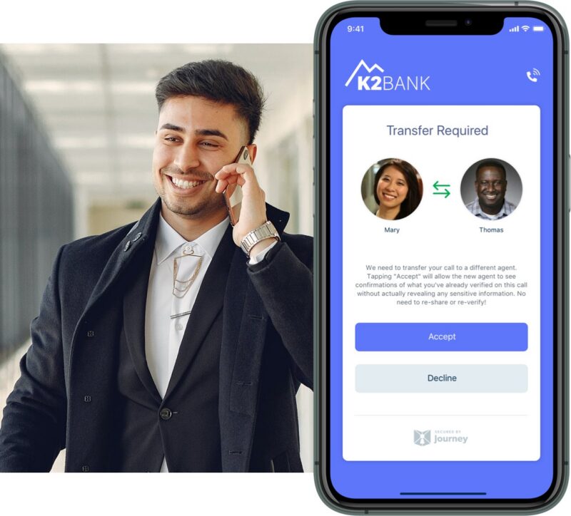 Authentication through transfers